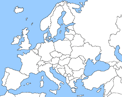 Vibrant image inside europe printable map Punchy image intended for europe printable map