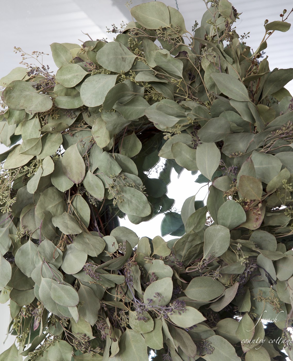 Eucalyptus wreath diy FRENCH COUNTRY COTTAGE