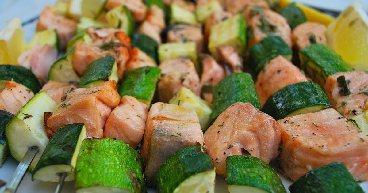 Grilled Salmon Kebabs Bevy Richmond