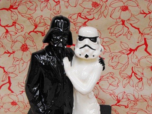 mis vestidos de novia: novias de cine: topes de tartas de star wars