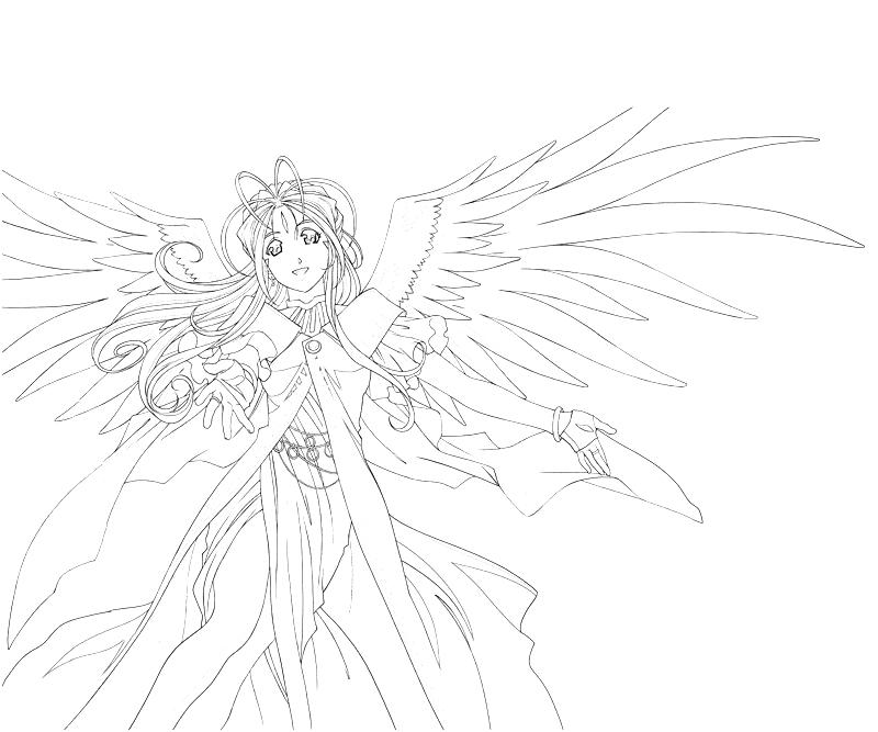 Printable Belldandy Character Coloring Pages printable-belldandy-character-coloring-pages