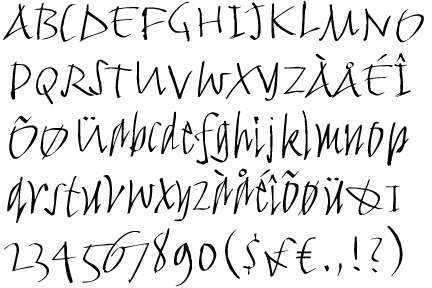 famcy writing