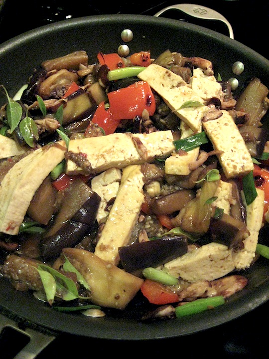 What Can You Eat? Thai Basil Eggplant with Tofu