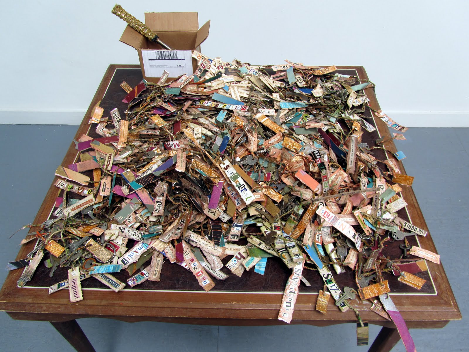 Art In Stitches The Wall of Keys