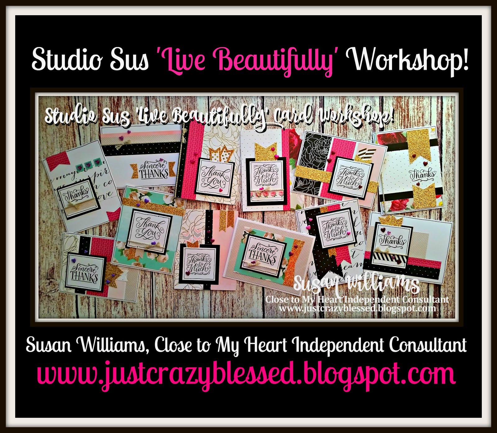 'Live Beautifully' Cardmaking Workshop!
