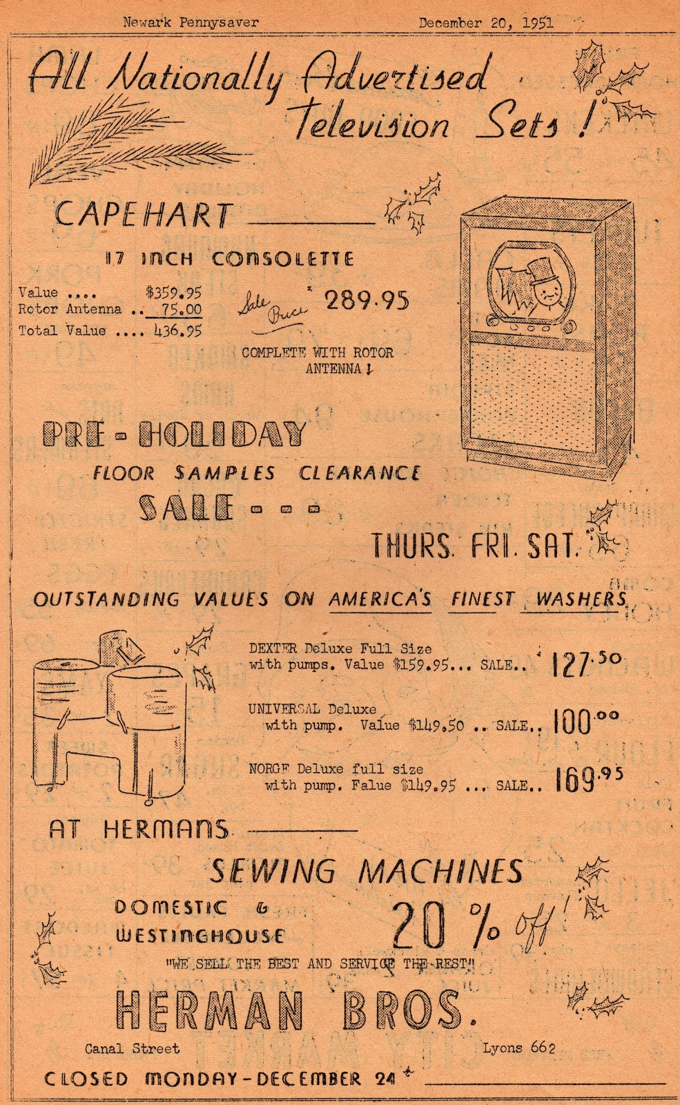 vintage grey herman bros.