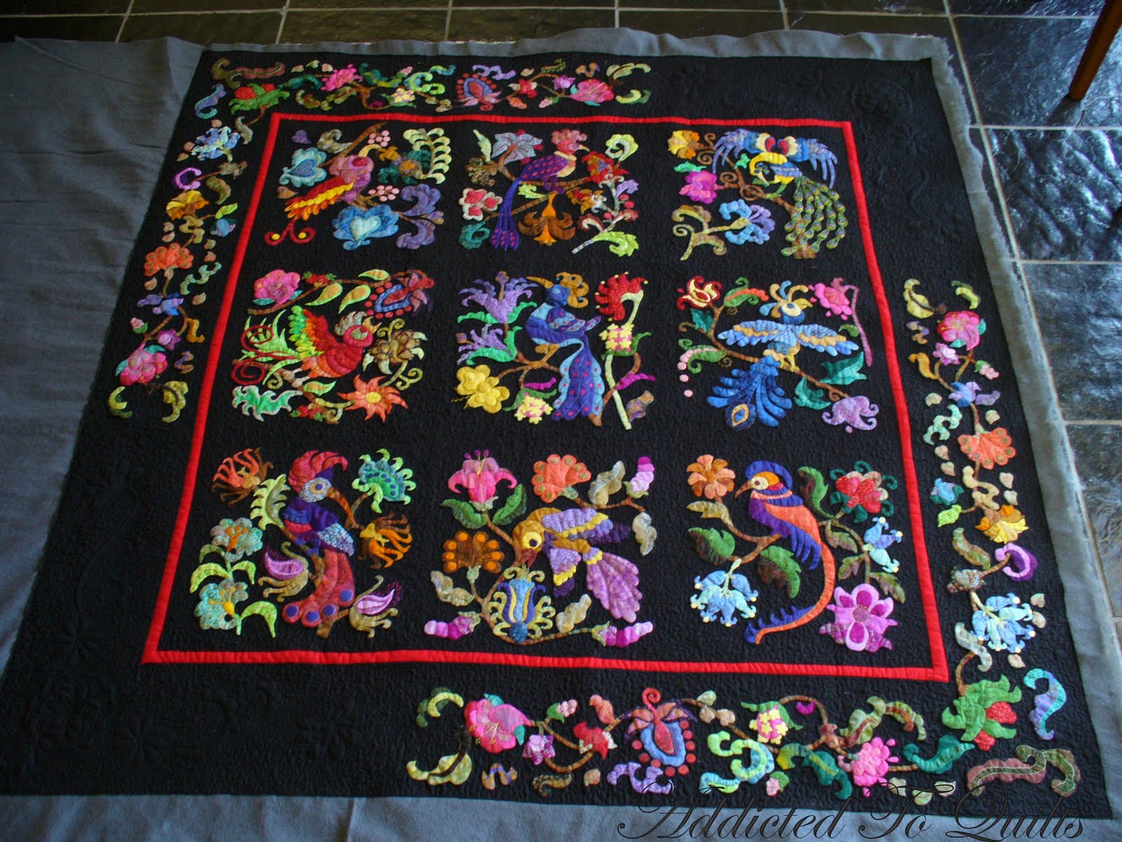Addicted To Quilts Birds of Paradise Quilt