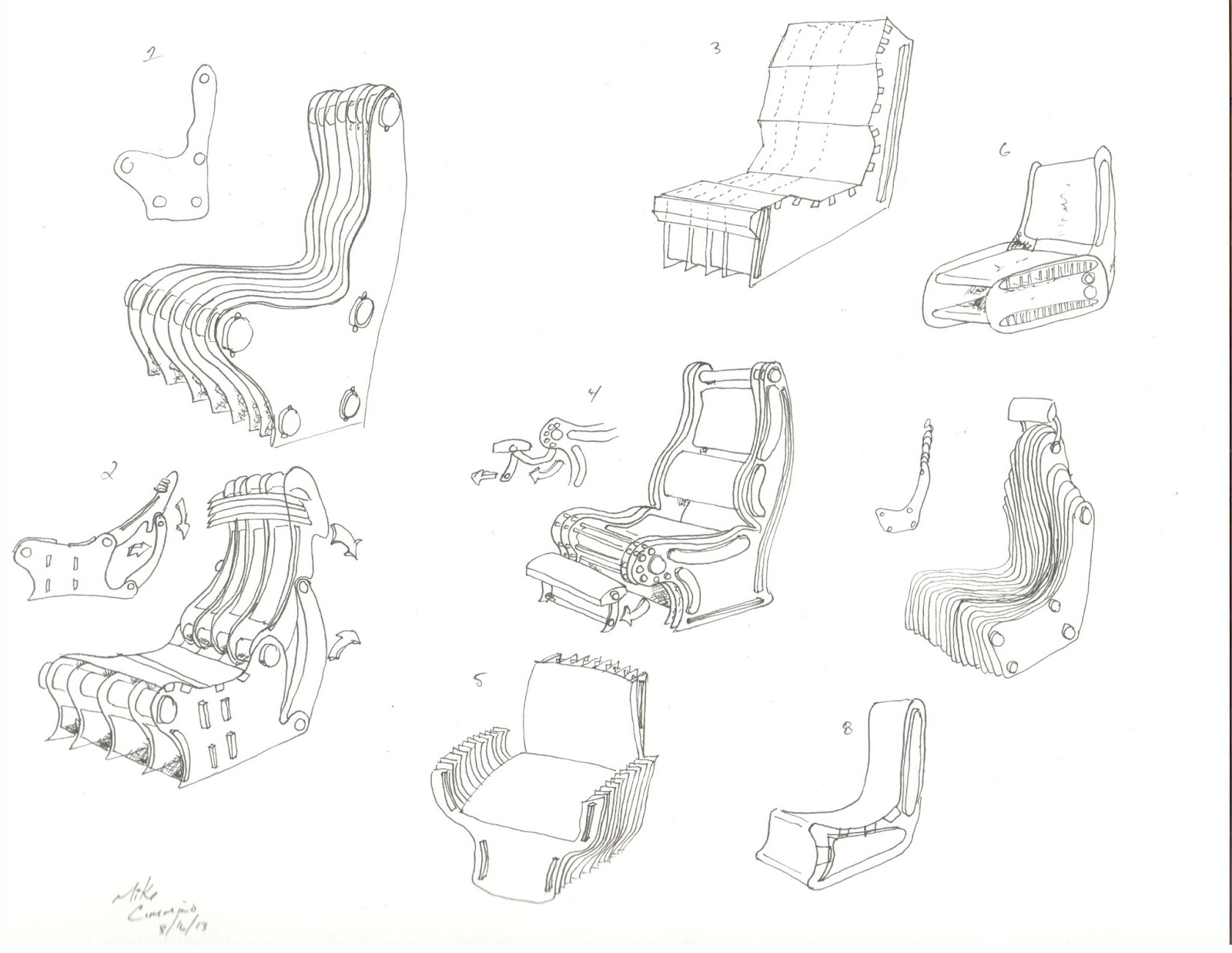 Cardboard chair design SleepWalker Design Solutions Blog