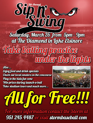 lake elsinore storm sip and swing