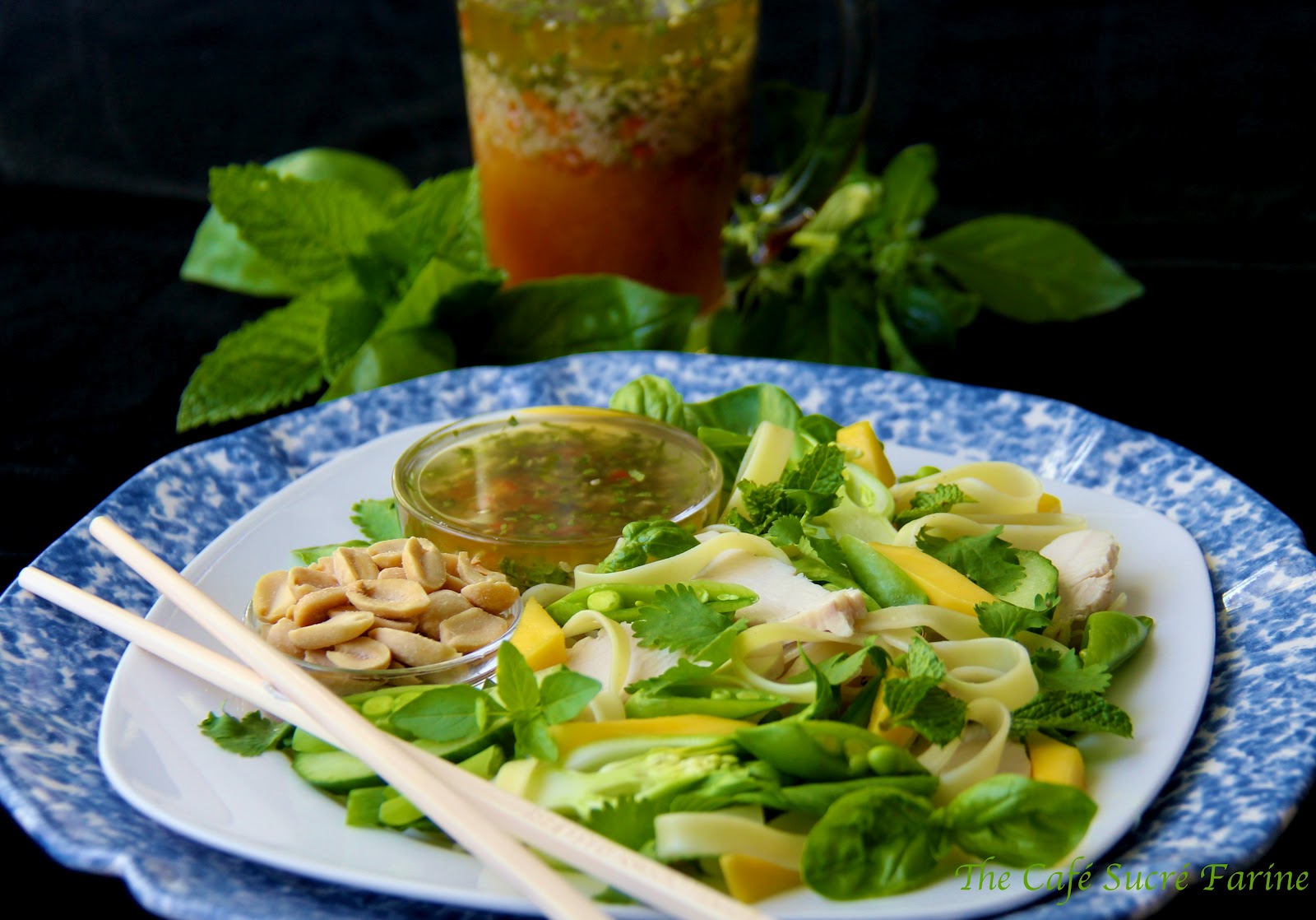 Thai Noodle Salad w/ Coconut MilkPoached Chicken, Avocado, Bok Choy