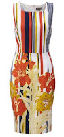 Sunset pencil dress