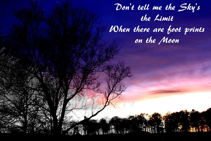 sky isnt limit The phrase “the sky is the limit” never clicked with me how can it be encouraging when it warns you that there is a limit people explain it away, claiming there. sky isnt limit The phrase “the sky is the limit” never clicked with me how can it be encouraging when it warns you that there is a limit people explain it away, claiming there.