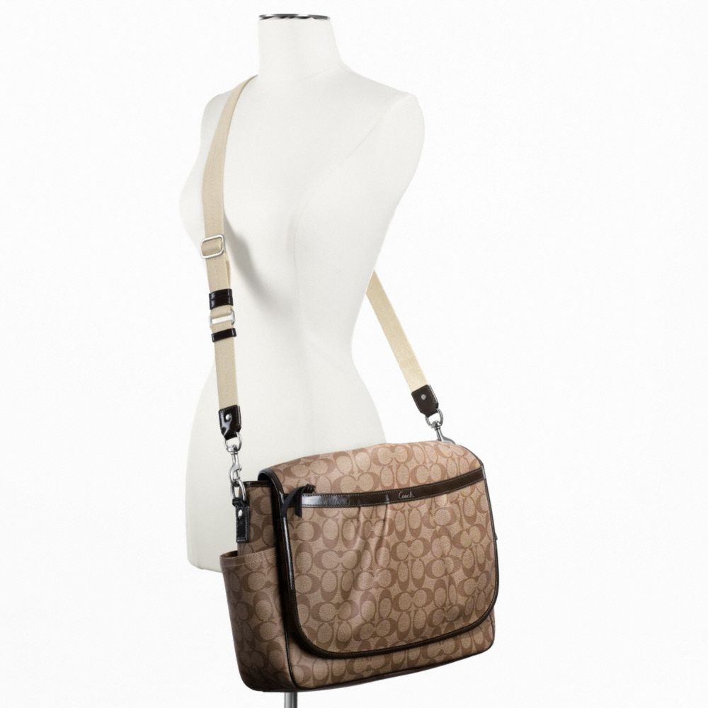 LiTTLEKiOSK Coach Coated Canvas Baby Bag Messenger F18373