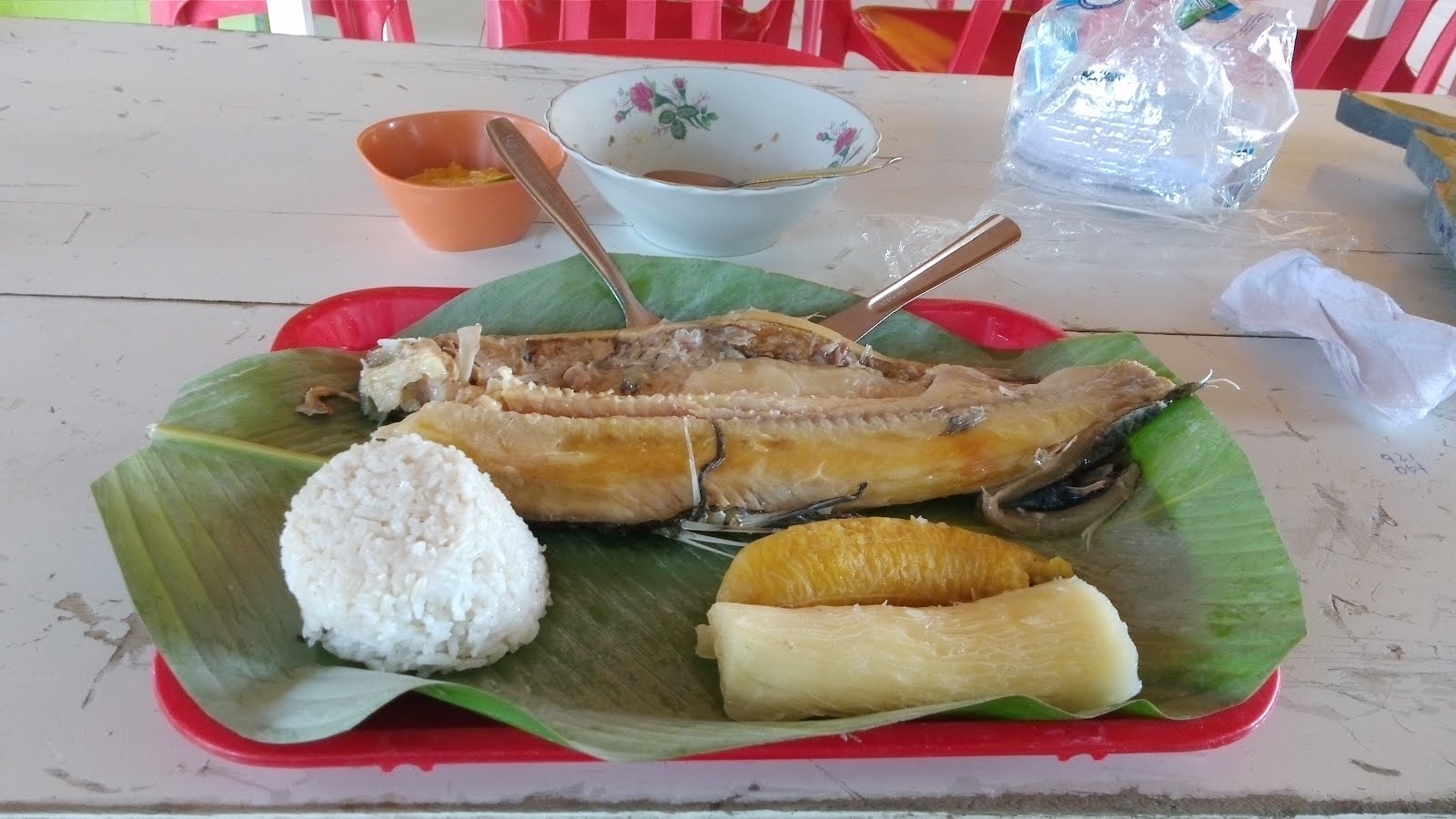 Comida  Típica. Viuda de bocachico