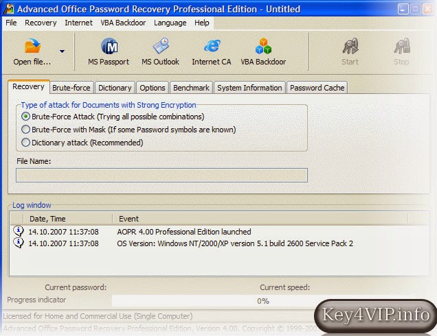 Accent Office Password Recovery 9.0 Crackl