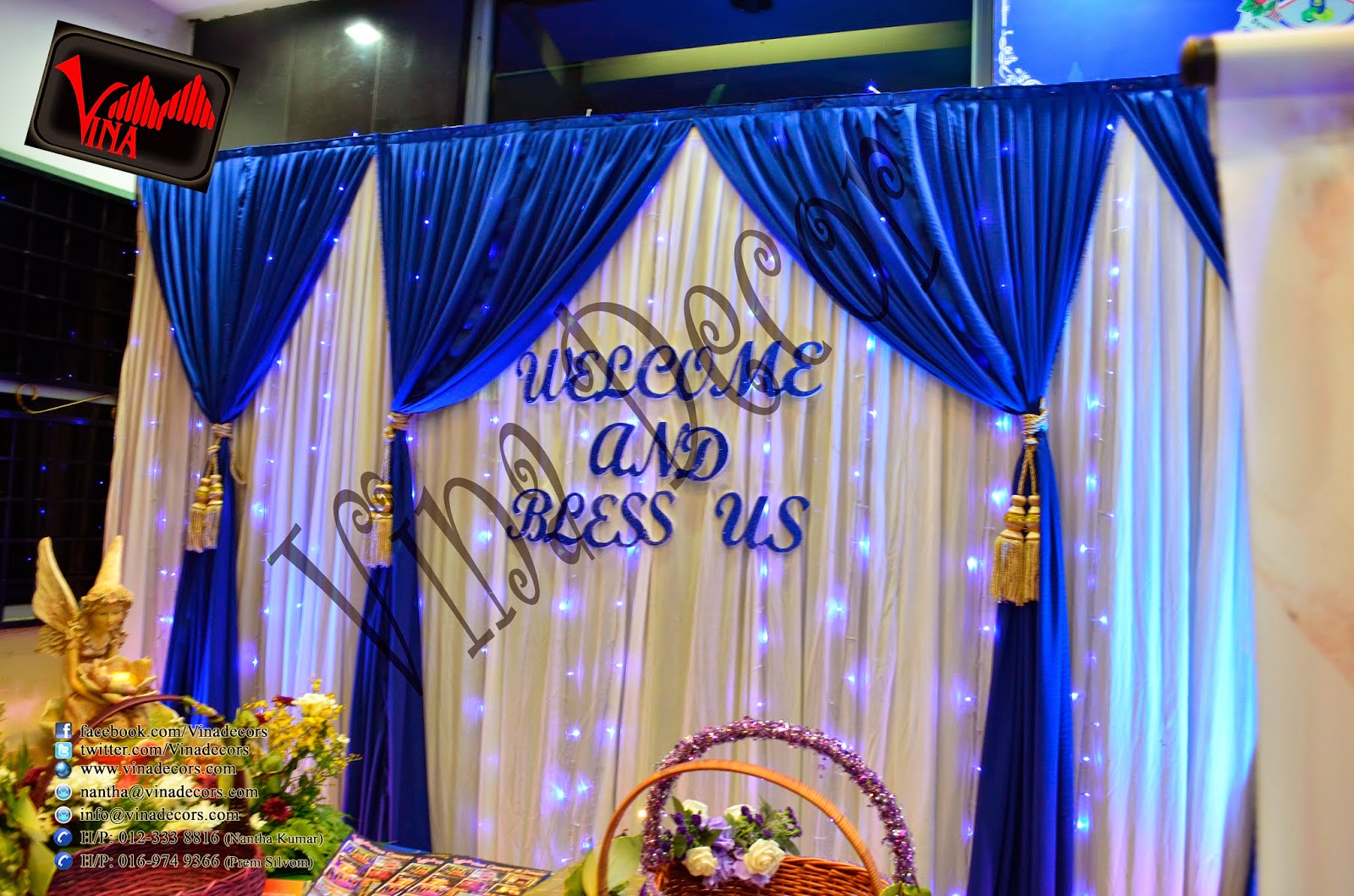 A Truly Magical Winter Wedding Dinner Concept at Pusat Komuniti Setul Perdana, Jalan 2/48A, Sentul Perdana, Bandar Baru Sentul Perdana, Kuala Lumpur on Saturday 26/04/2014 7PM (Entrance Decor with cloth, lighting, and dry stam, Walk way pillar (tree 11 feet tall) enhanced with white leafs and hanging crystal, Walk way arch / dome with hanging crystal and dry stam, main table setting, stage setting, photography section custom design as per couple request, table and chair, and projector screen 10 x 10 feet. A Truly Magical Winter Wedding Dinner Concept at Pusat Komuniti Setul Perdana, Jalan 2/48A, Sentul Perdana, Bandar Baru Sentul Perdana, Kuala Lumpur on Saturday 26/04/2014 7PM (Entrance Decor with cloth, lighting, and dry stam, Walk way pillar (tree 11 feet tall) enhanced with white leafs and hanging crystal, Walk way arch / dome with hanging crystal and dry stam, main table setting, stage setting, photography section custom design as per couple request, table and chair, and projector screen 10 x 10 feet.