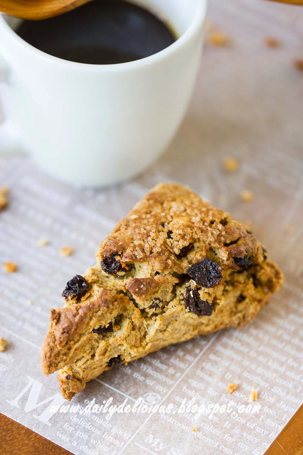 dailydelicious: Good for you scones: Rice bran flour