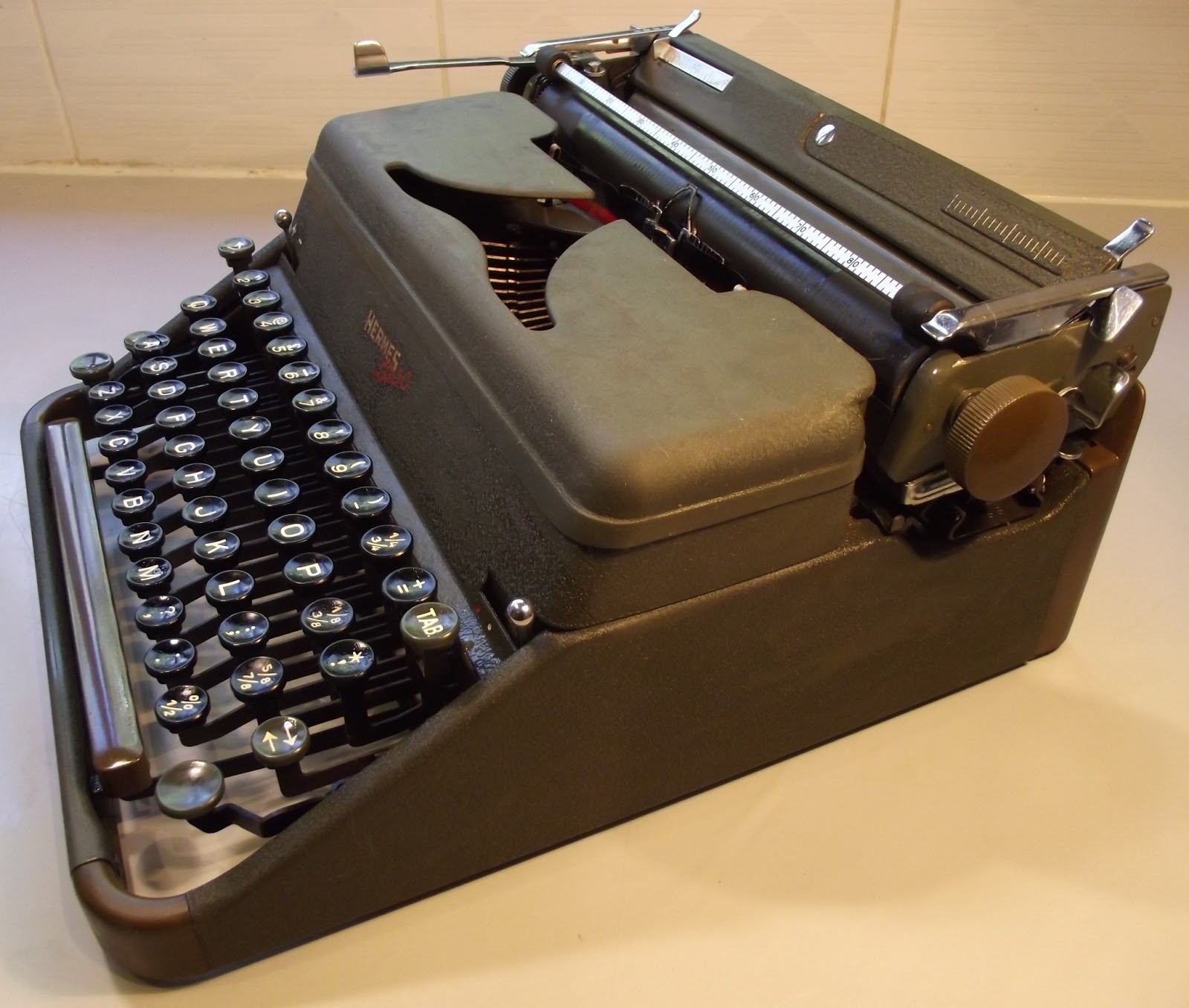 oz.Typewriter Homage to the Humble Hermes 2000 Typewriter