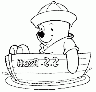 desenho do ursinho pooh para pintar