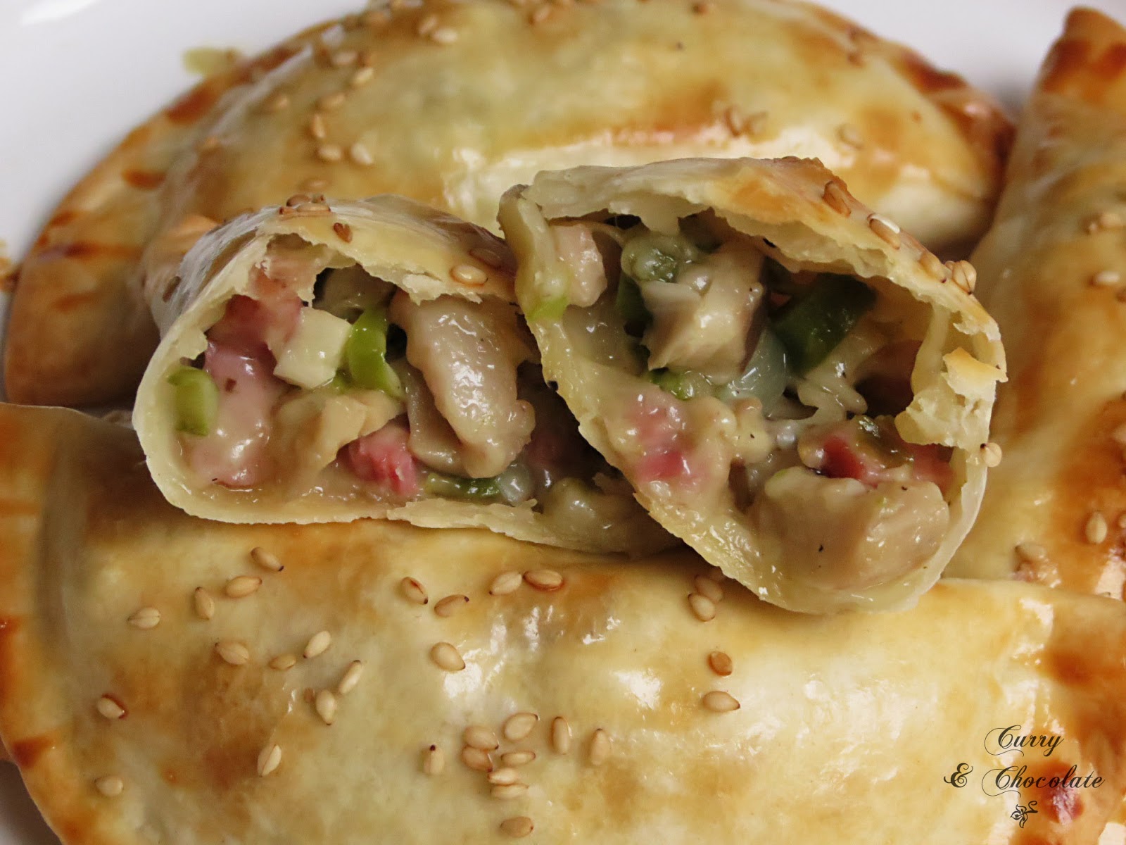 Empanadillas de setas y espárragos - Mushroom and asparagus turnovers Empanadillas de setas y espárragos - Mushroom and asparagus turnovers
