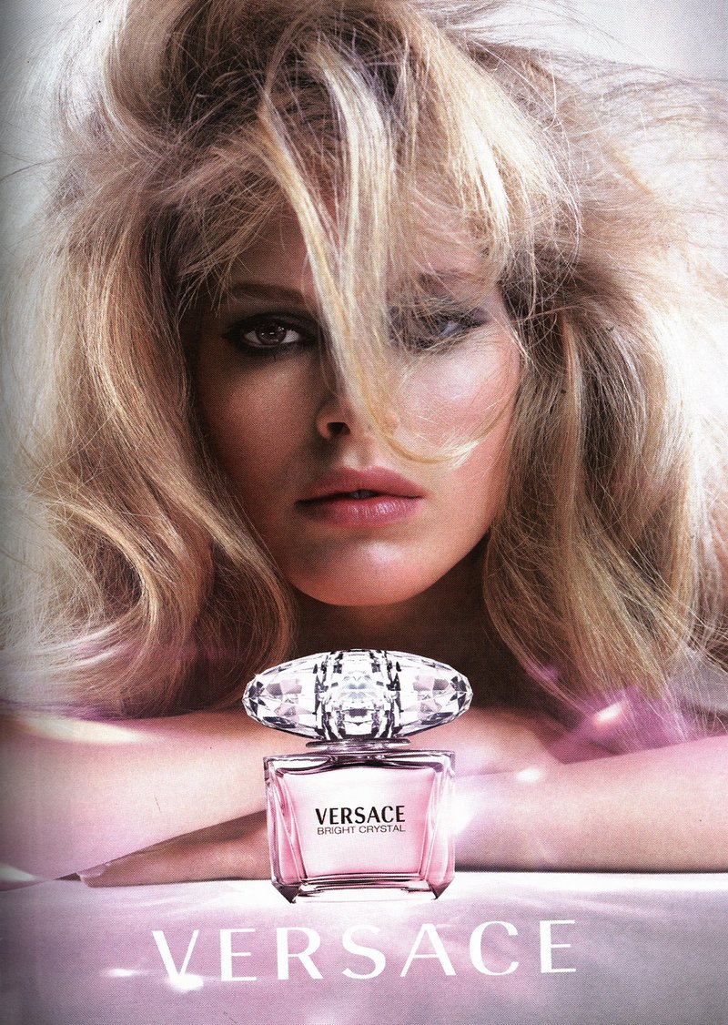 favorite scent ad (print) Versace Bright Crystal Versace fragrance