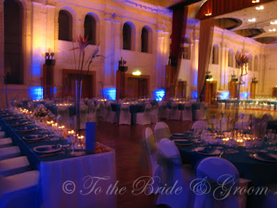 Front of the bridal table I decorated with swirled mirrors tea lights Front of the bridal table I decorated with swirled mirrors tea lights
