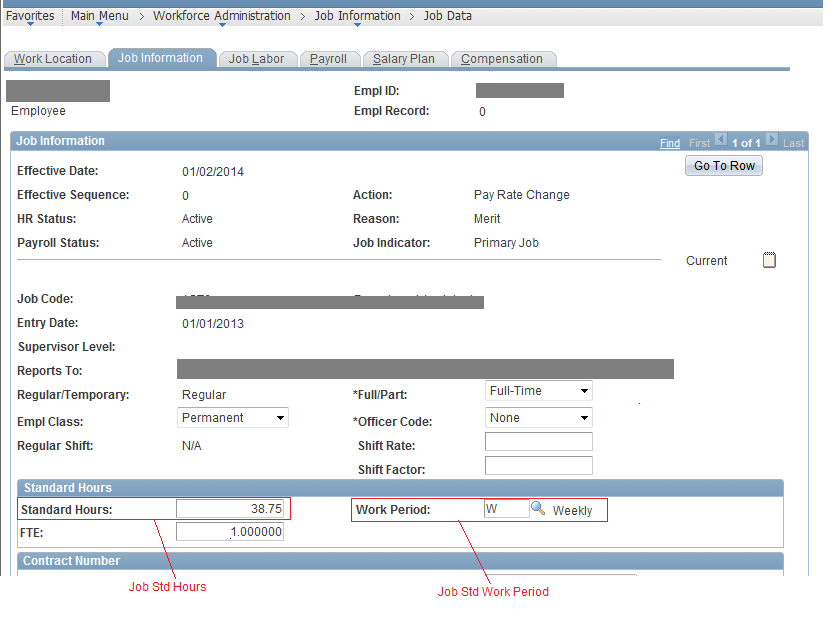 PeopleSoft How the FTE is Calculated in PeopleSoft