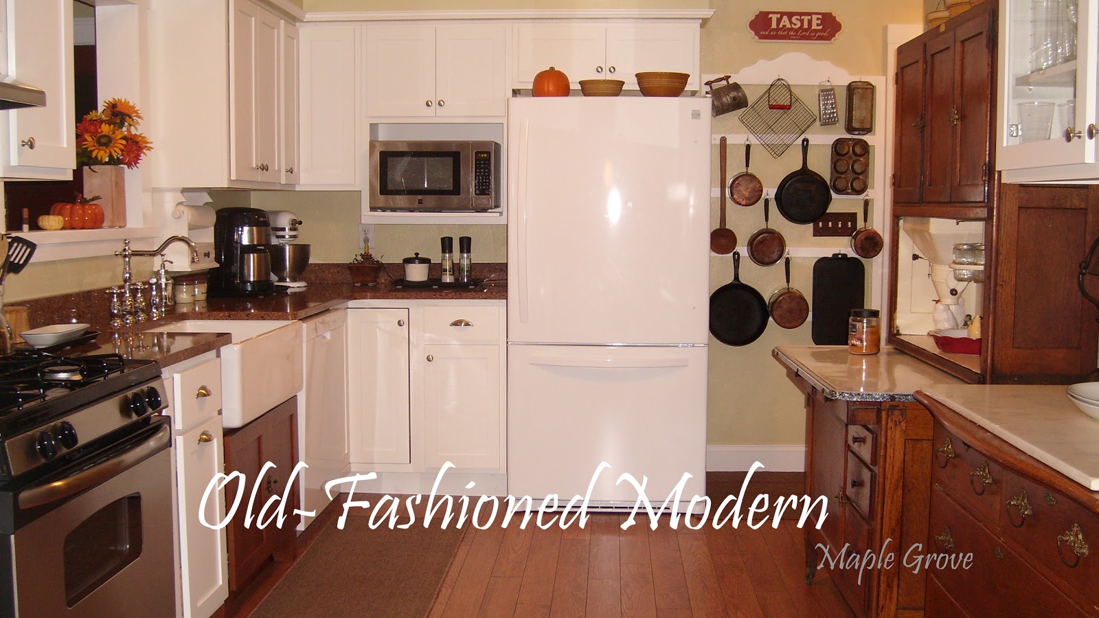 Old style kitchen cabinets OldFashioned Farm Kitchen Cabinets