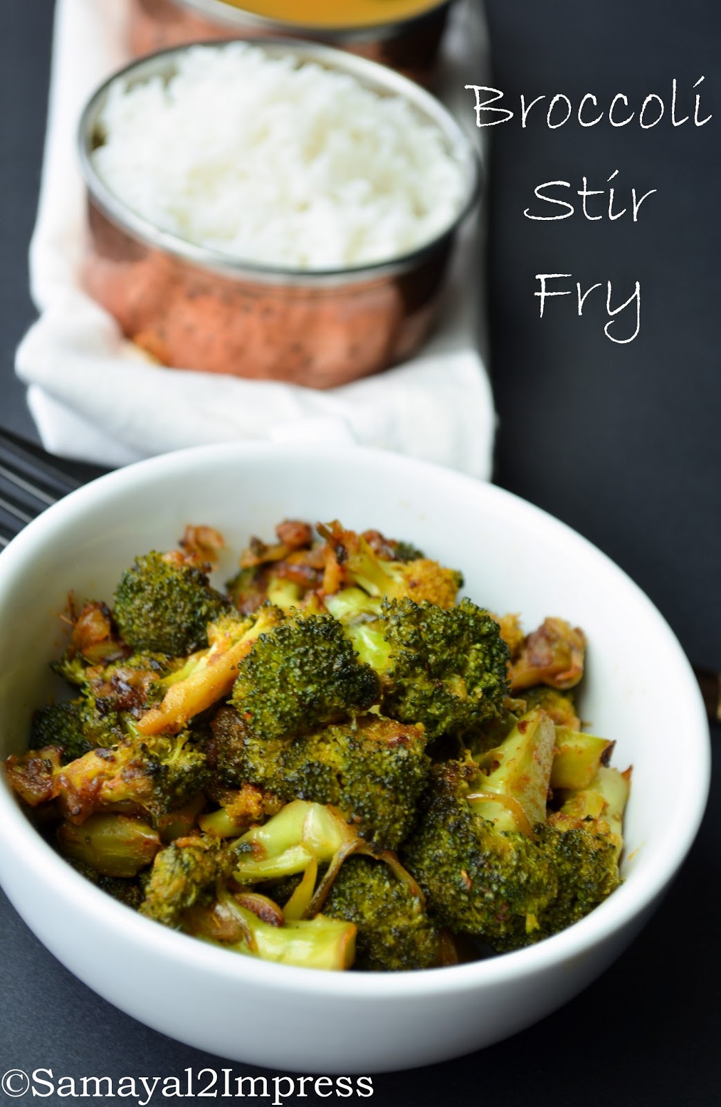 samayal2Impress BROCCOLI STIR FRY RECIPE/BROCCOLI COOKED IN INDIAN STYLE