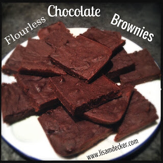 Flourless Chocolate Chickpea Brownies, Flourless Chocolate Brownies, Healthy Dessert, 21 Day Fix Approved Treats, Healthy Brownie Recipe