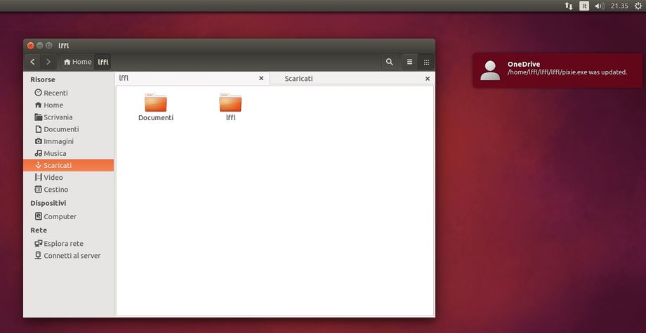 onedrive-d in Ubuntu