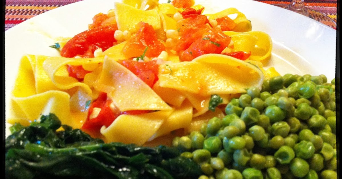 Witchery in the Kitchen Pappardelle with Corn and Tomatoes