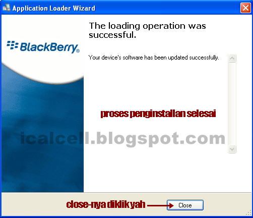Cara Install OS Blackberry