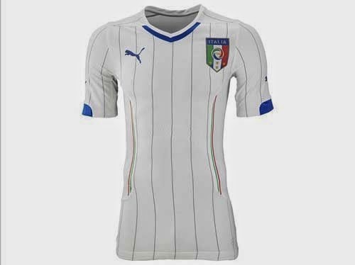 Puma released Italia Home and away kit world cup 2014