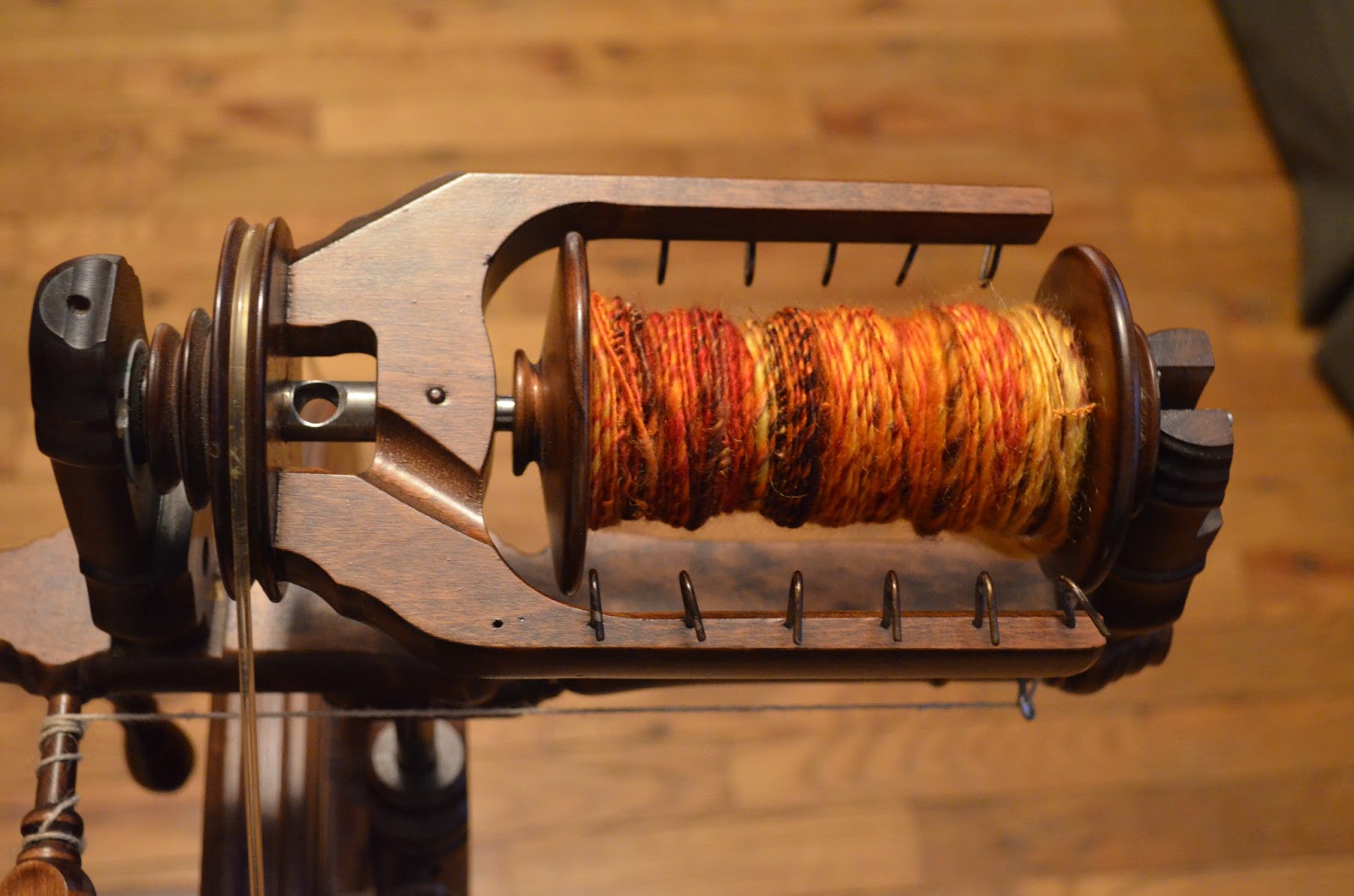 Iron Oak Farm Intro to Spinning Filling the Bobbin, Single Ply