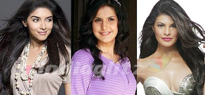 Asin, Jacqueline Fernandes and Zarine Khan