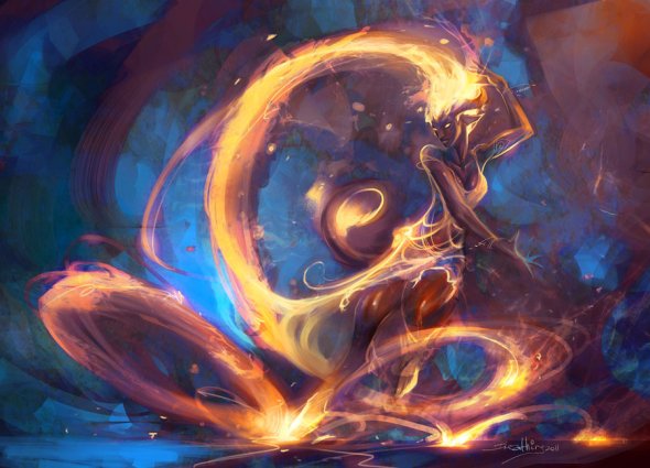 Fantasia e ficção científica nas surreais ilustrações de Jian Guo Jian Guo breathing2004 deviantart ilustrações fantasia ficção científica surreal vintage
