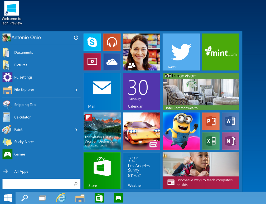 Windows 10 Start Menu Is Windows 10 Start Menu works like Windows 7?