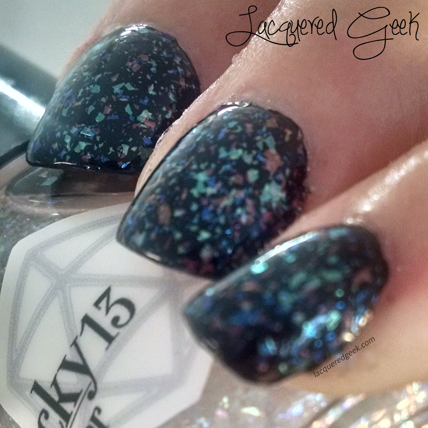Lucky 13 Lacquer Cosmic Dust nail polish swatch