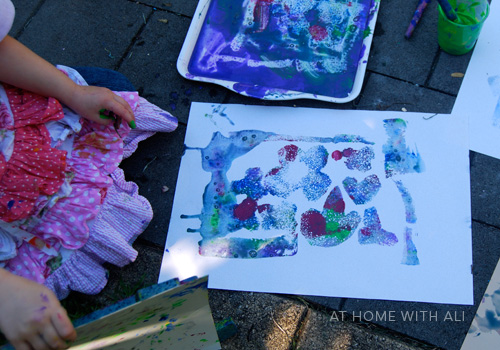 Sponge Painting – Homeschool Craft and Art