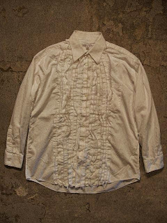 REBUILD BY NEEDLES Ribbon Shirt-Flannel&White Spring/Summer 2015 SUNRISE MARKET