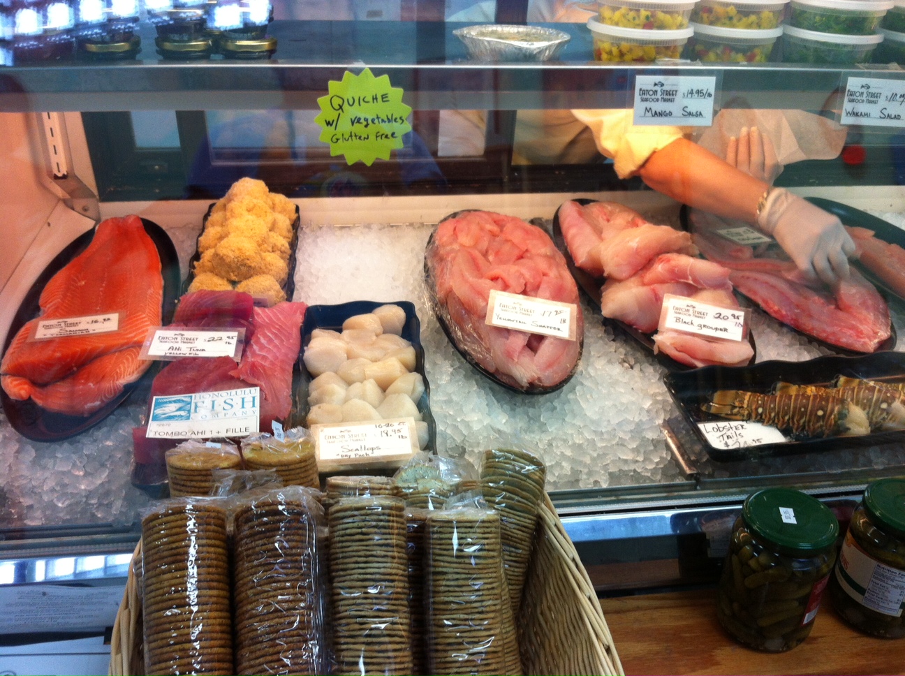 Pigg'n out in Key West Eaton Street Seafood Market