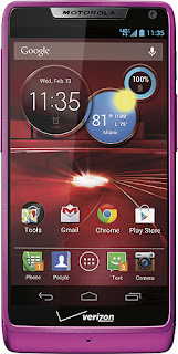 Motorola MOTXT907P - DROID RAZR M 4G LTE Mobile Phone - Pink (Verizon Wireless)