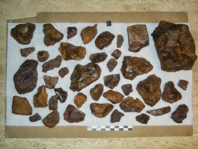 METEORITES INCONNUES OU ROCHES MARTIENNES