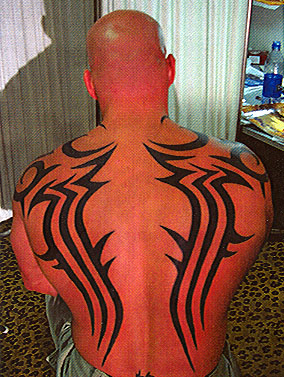 back tribal tattoos