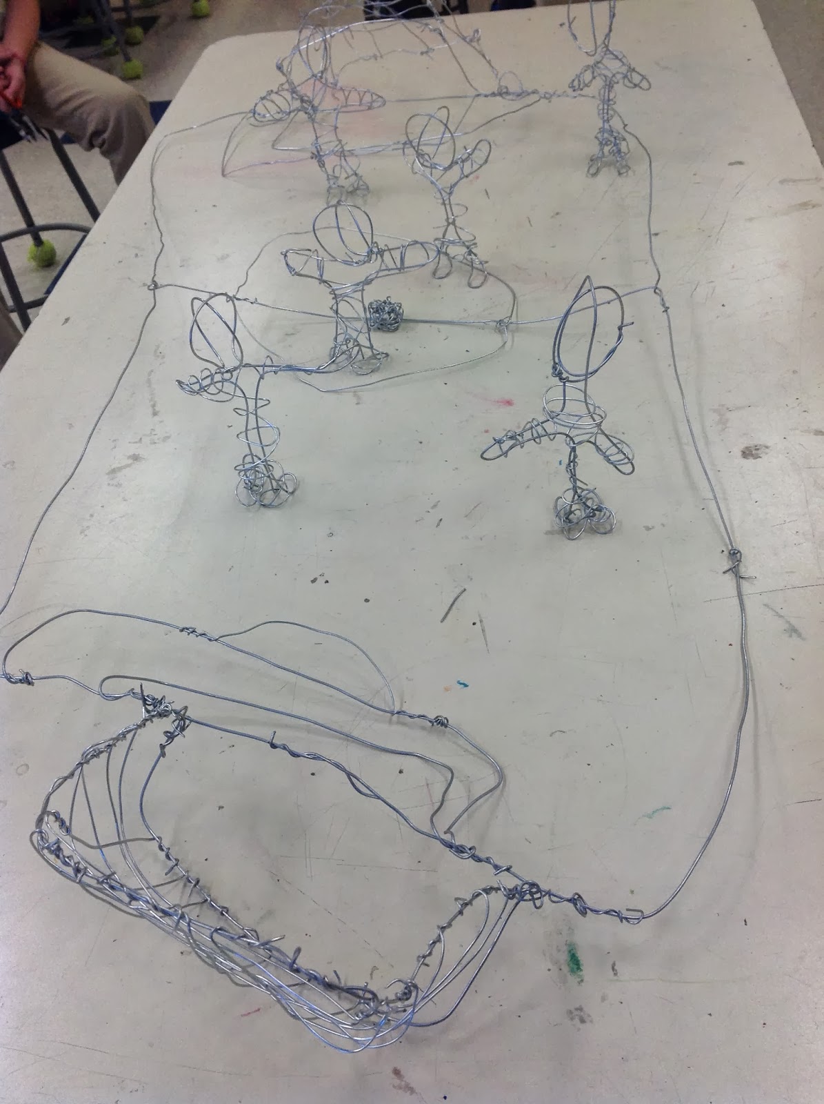 Miss Arty Pants: Wire Sculpture