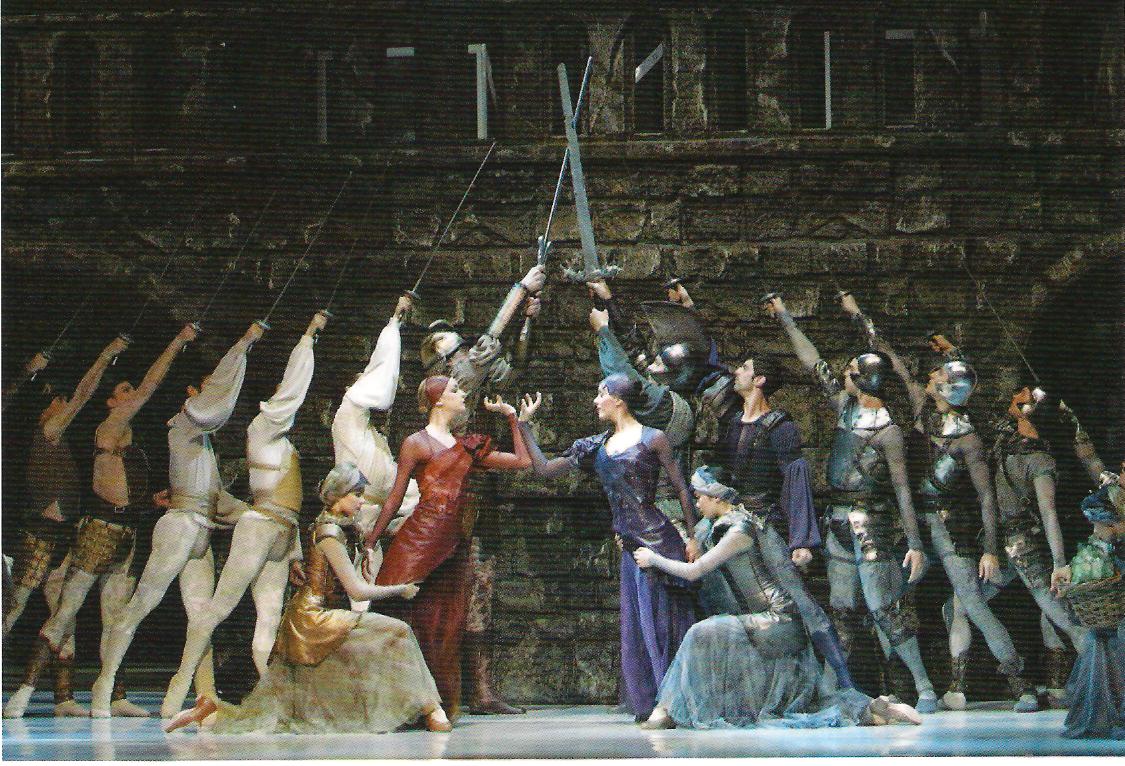 Romeo and Juliet meet for the first time sparking off an energetic sword ... Romeo and Juliet meet for the first time sparking off an energetic sword ...