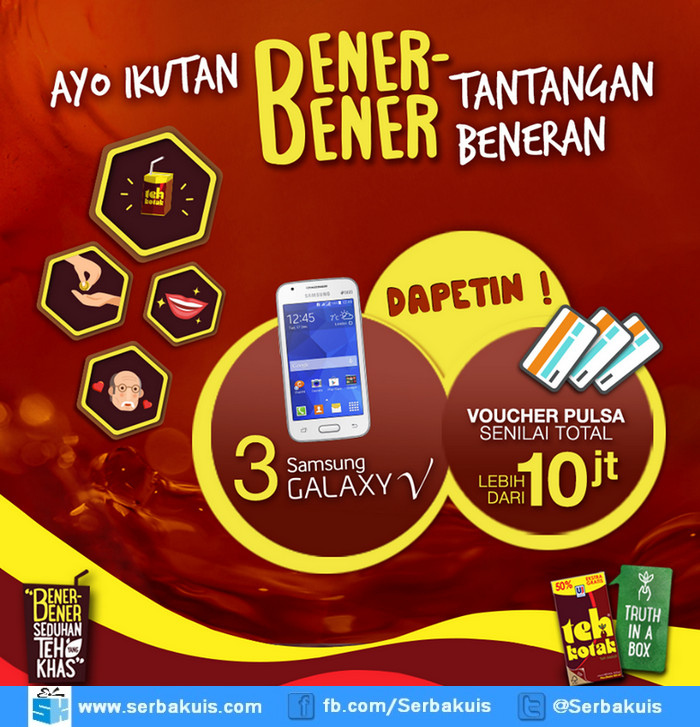 Kontes Teh Kotak Activity Berhadiah 3 SAMSUNG Galaxy V Kontes Teh Kotak Activity Berhadiah 3 SAMSUNG Galaxy V