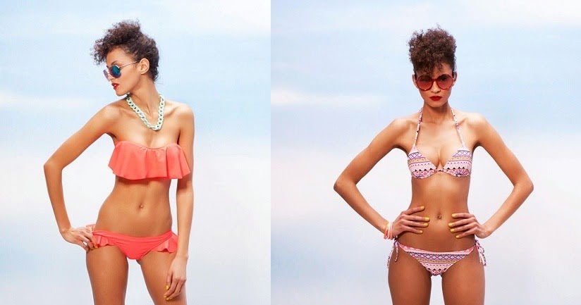 Hily Designs: Días de sol y playa con Bershka Swimwear