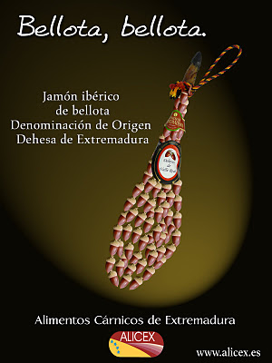 jamones de bellota en Jerez de los Caballeros